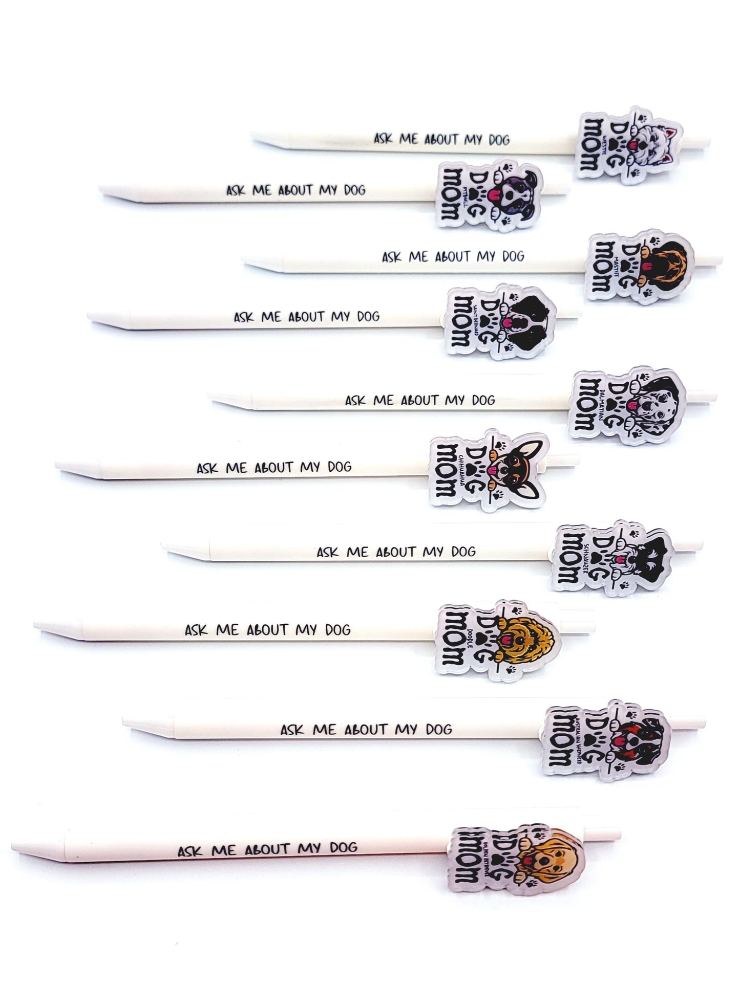 Dog Breed Dog Mom Ballpoint Pen, Cute Dog Lover Writing Pen