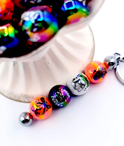 16mm Halloween Spooky Theme Acrylic Beads (Set of 10) – Spooky Season DIY Pen & Keychain Beads