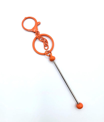 Metal Beadable Keychain with Lobster Clasp