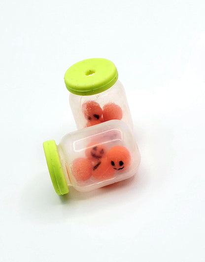 3D Halloween Shaker Silicone Beads , Spooky Bottle Focal Beads for DIY Pens , Mini Ghost Spider Pumpkin Candy Corn Focal Beads (Set of 2)