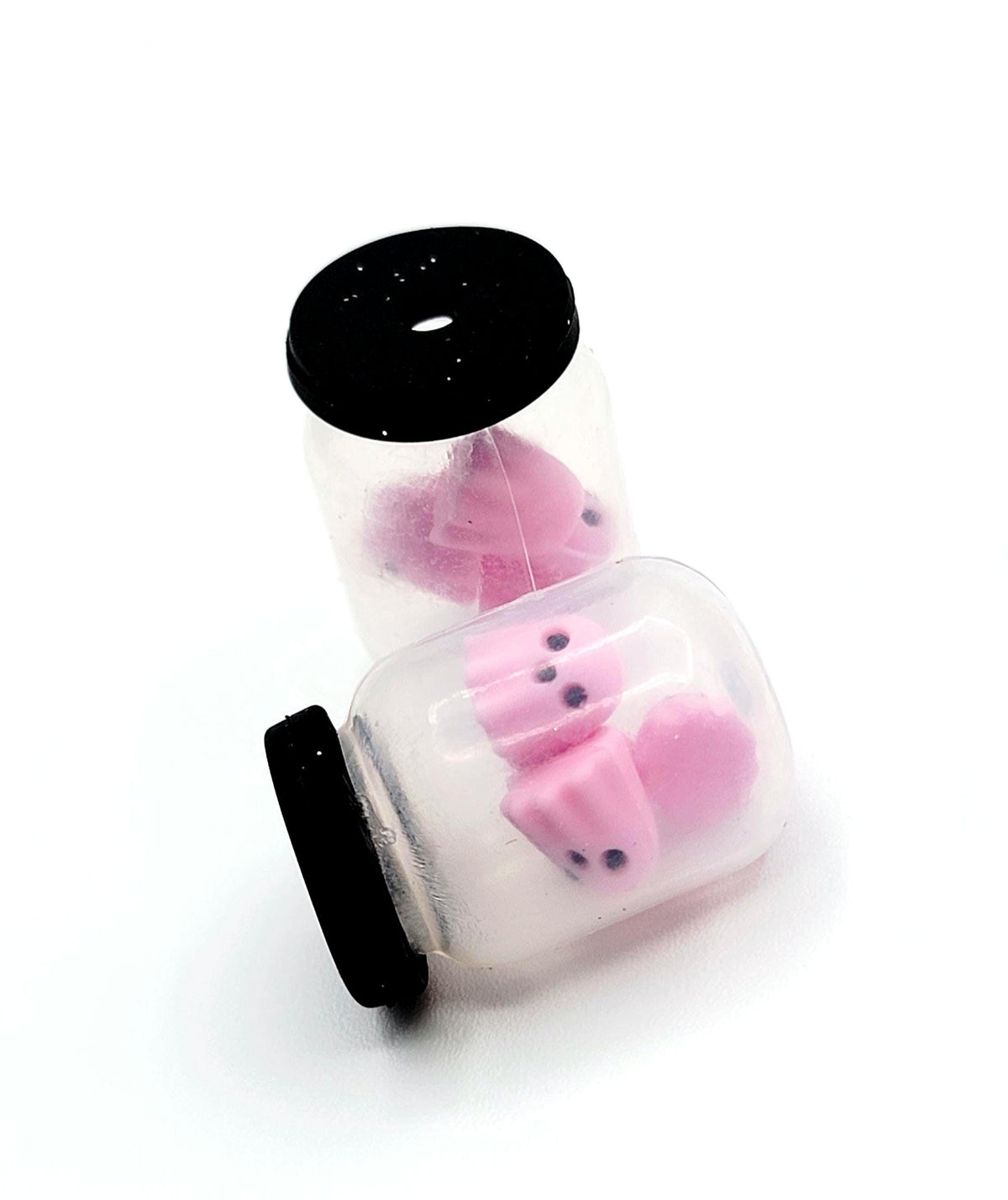 3D Halloween Shaker Silicone Beads , Spooky Bottle Focal Beads for DIY Pens , Mini Ghost Spider Pumpkin Candy Corn Focal Beads (Set of 2)